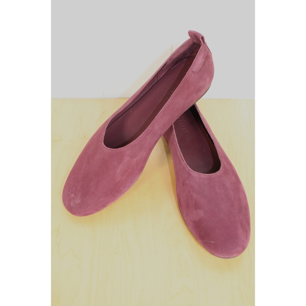 Everlane Day Glove‎ Ballet Flats in Bordeaux Suede SZ 8.5 - Picture 2 of 8